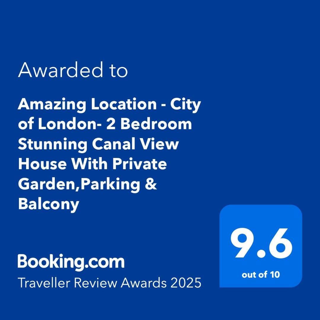 Amazing Location - City Of London- 2 Bedroom Stunning Canal View House With Private Garden,Parking & Balcony Екстер'єр фото